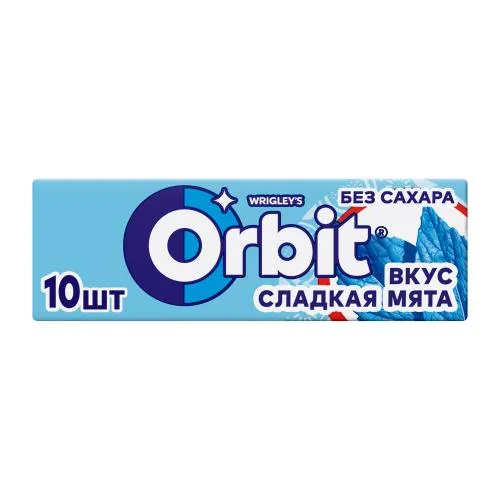 Жевательная резинка Сладкая мята без сахара Orbit 13.6г