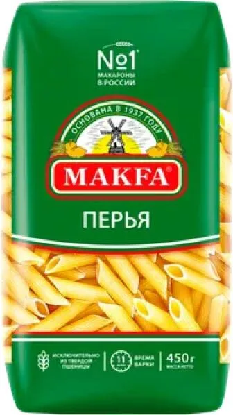 Макароны Makfa Перья, 450г
