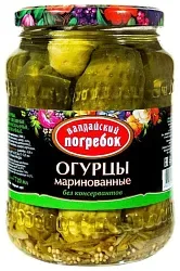 Огурцы ВАЛДАЙСКИЙ ПОГРЕБОК маринованные ст/б 720мл