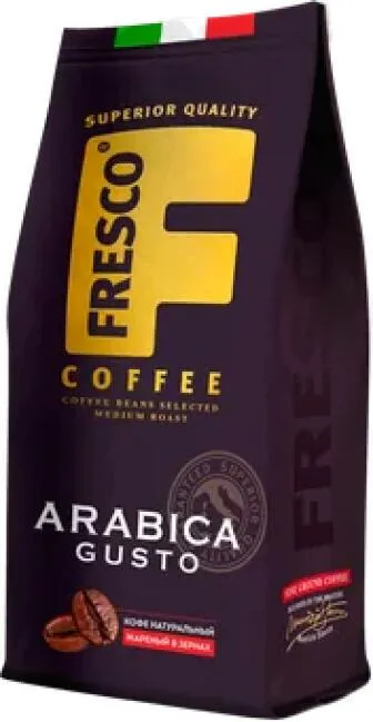 Кофе Fresco Arabica Gusto в зернах, 200 г