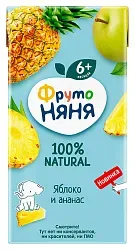 Нектар ФРУТОНЯНЯ яблоко ананас 0.2л