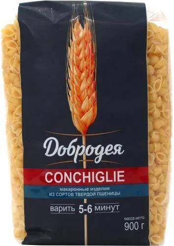 Макароны Добродея Conchiglie Ракушки 900г