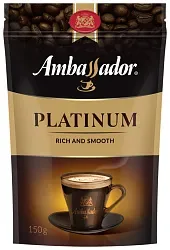 Кофе АМБАССАДОР Платинум растворимый м/у 150г