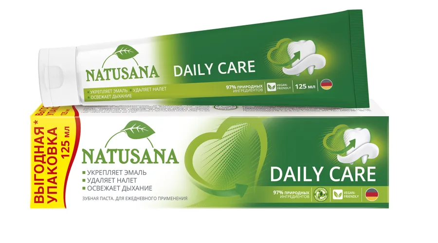 Зубная паста Natusana  125мл daily care