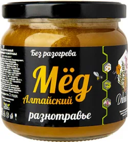 МЁД ЦВЕТОЧНЫЙ ДИВНЫЙ КРАЙ, РАЗНОТРАВЬЕ, 500 Г