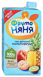 Сок ФРУТОНЯНЯ мультифрукт 0.5л