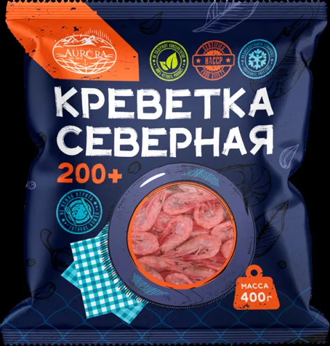Креветка Aurora северная 200+ 400г