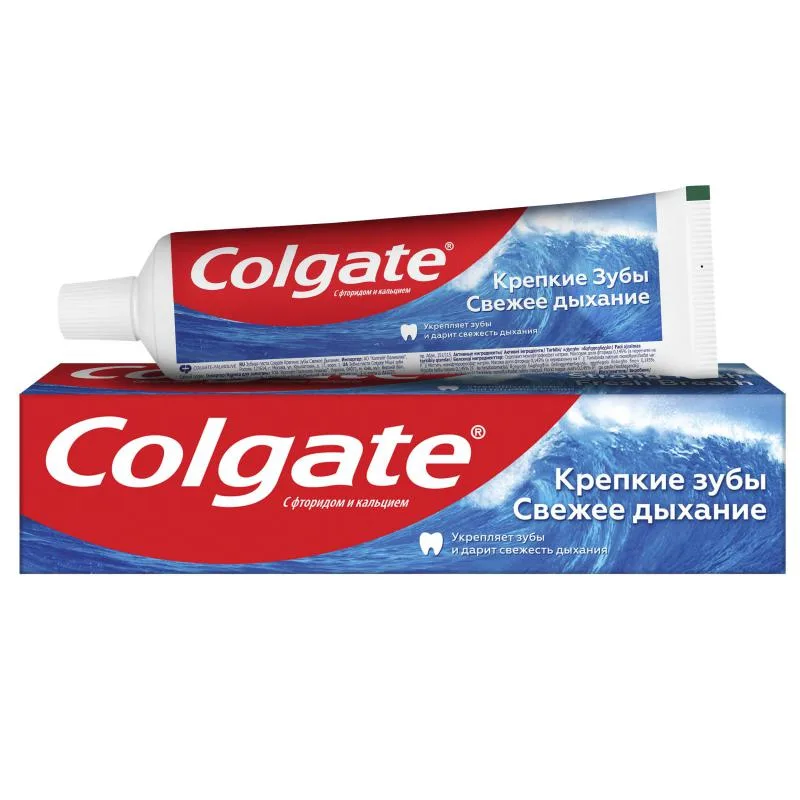 Зубная паста Colgate Крепкие Зубы Свежее дыхание, 100мл
