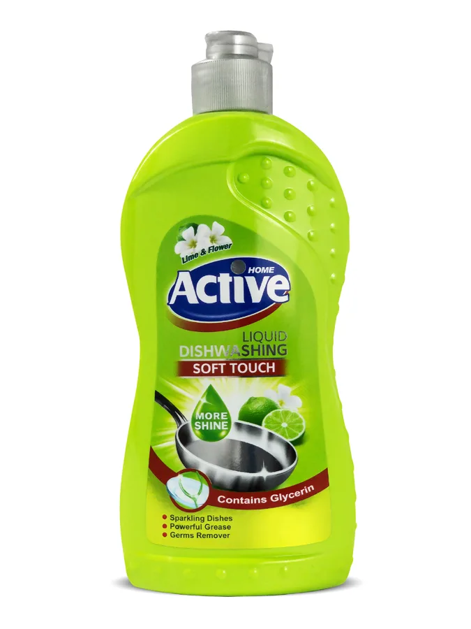 Гель для мытья посуды Active Лайм и цветы, 500мл