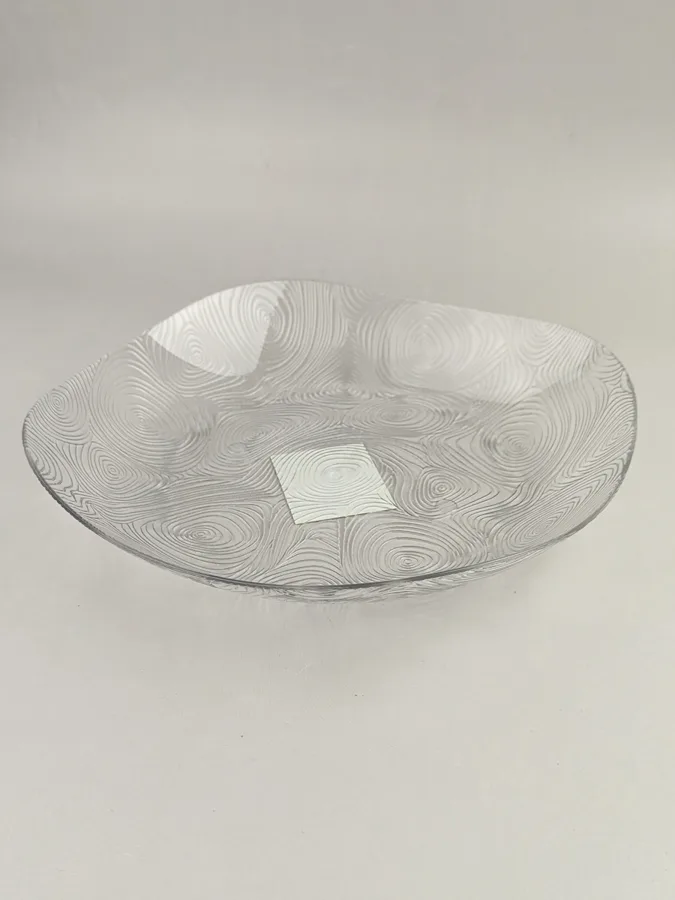 Тарелка глубокая Fengtuoling, 22x22x4см, прозрачный