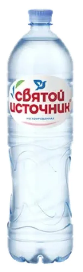 Вода артезианская негазированная Святой источник, 1,5л