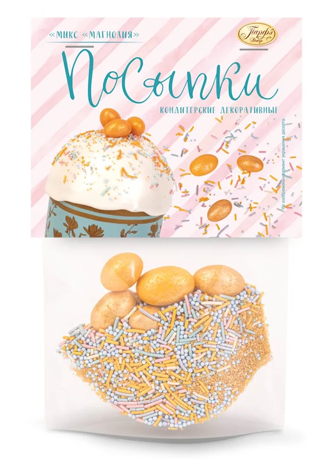 Посыпка кондит.Фигурн.микс Магнолия 60г