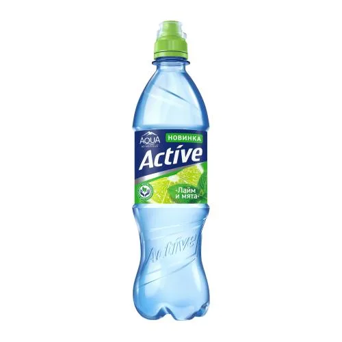 Напиток Active со вкусом лайма и мяты Aqua Minerale 500мл