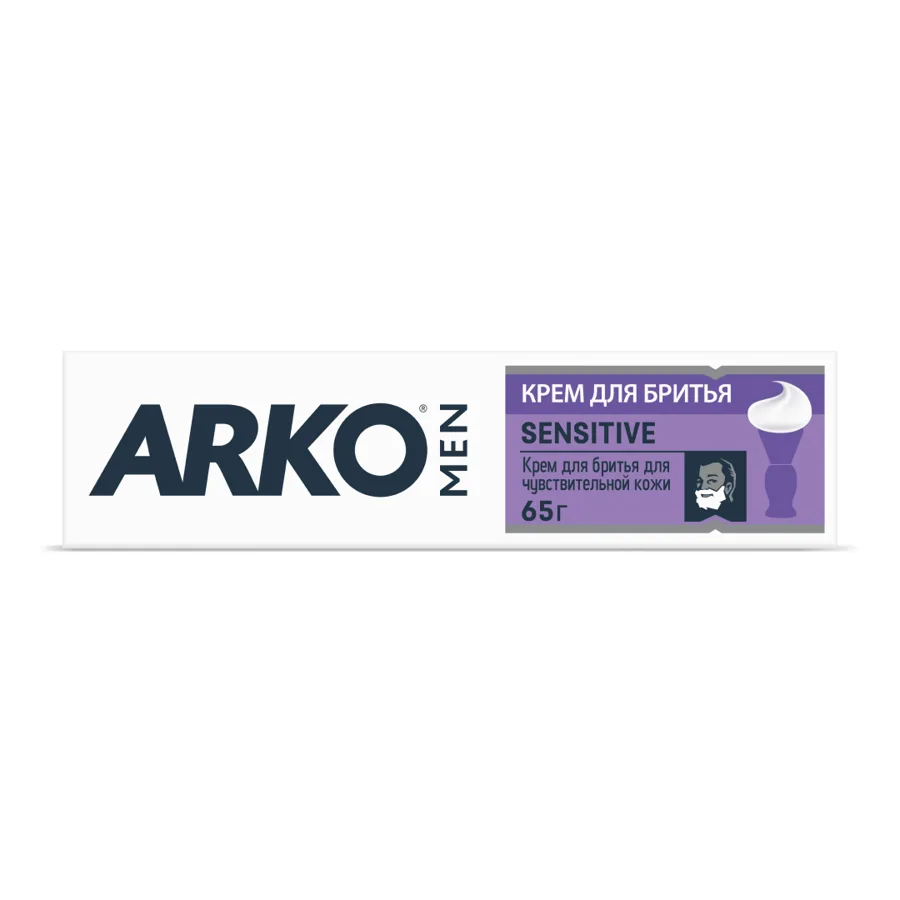 Крем для бритья Arko Sensitive, 65 г
