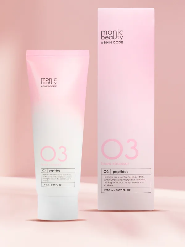 Пенка для лица очищающая Monic Beauty 03, с пептидами, 150 мл