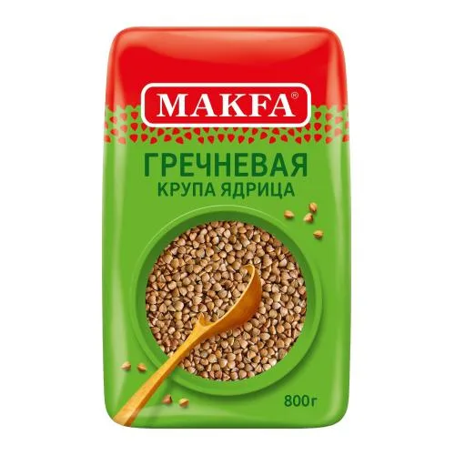Крупа Makfa Гречневая ядрица 800г