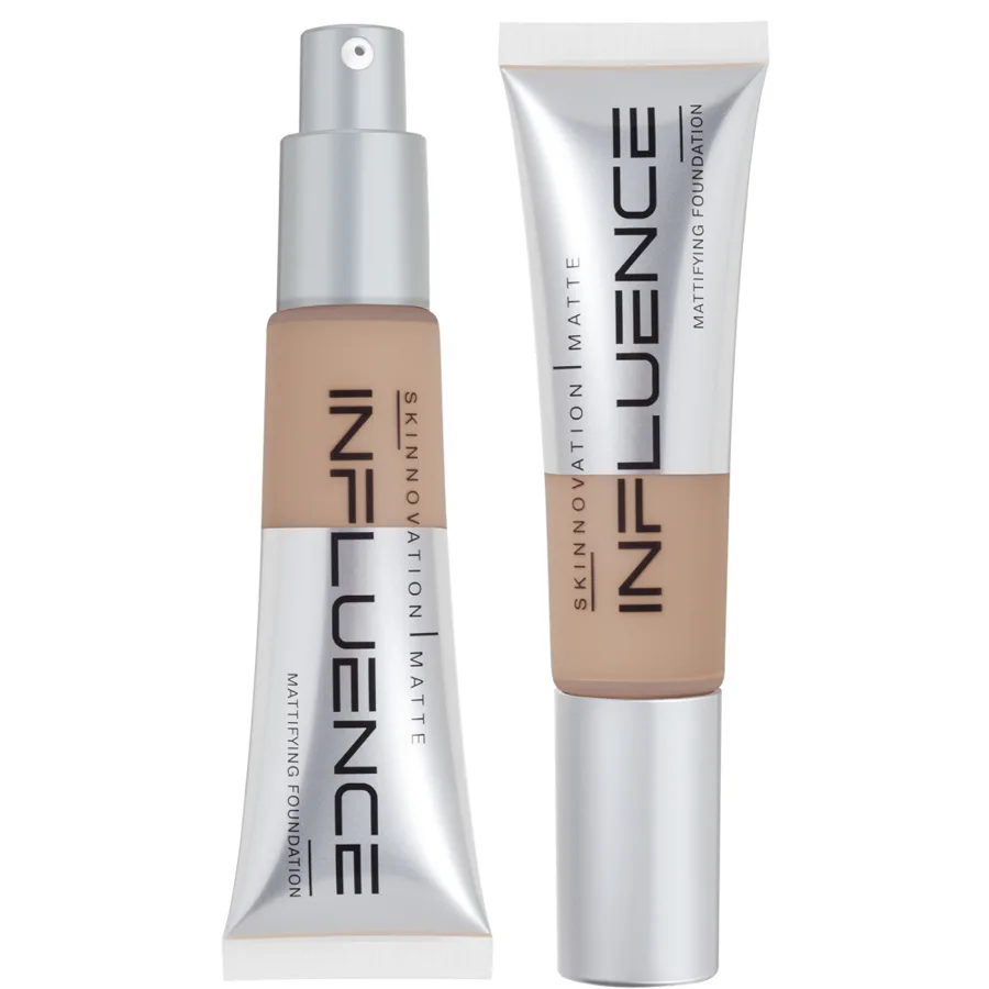 Тональная основа Influence Beauty Skinnovation Matte матирующая, тон: 05 темно-бежевый, 25мл