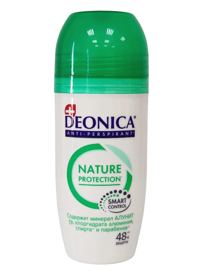 Дезодорант-антиперспирант женский Deonica Nature Protectection, ролик, 50мл