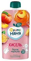 Кисель ФРУТОНЯНЯ из персика и маракуйи м/у 130г