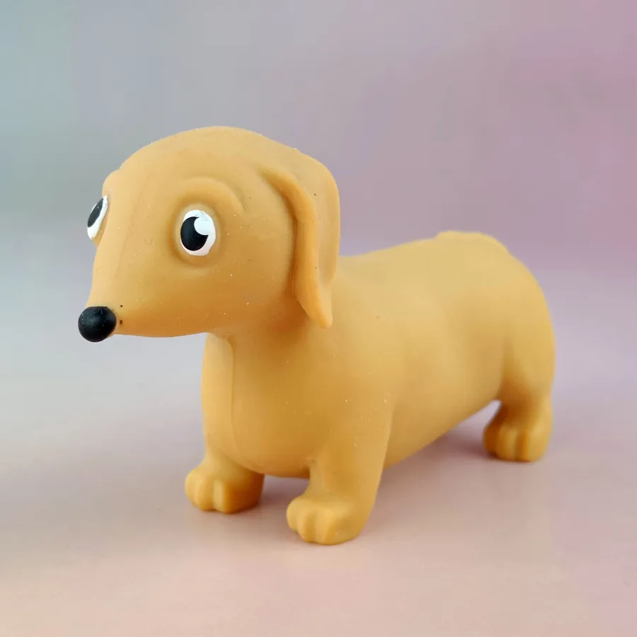 Фигурка-антистресс Jile Toys Такса, размер: 10 см, в ассортименте, 1 шт