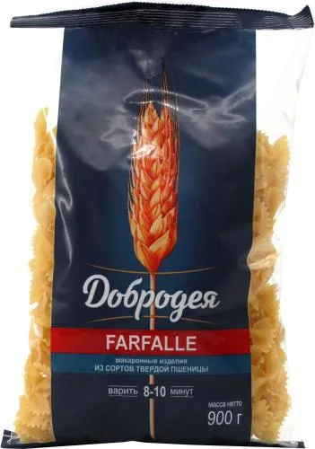 Макароны Добродея Farfalle Бантики 900г