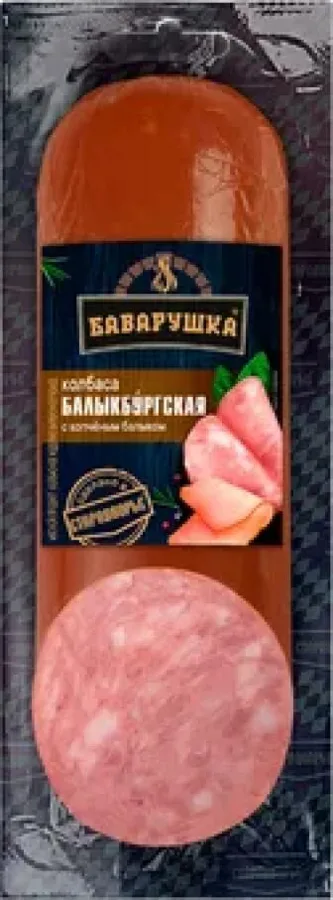 Колбаса Баварушка Балыкбургская с копченым балыком к/в, 350 г