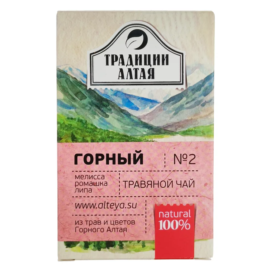 Чай травяной Традиции Алтая Горный, 50 г