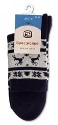 Носки женские БРЕСТСКИЕ Арктик синие махра р.23 арт.1408