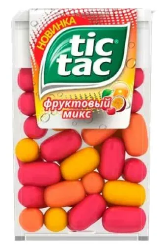 Драже TicTac Фруктовый микс 16г