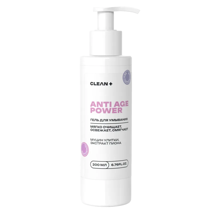 Гель для умывания Clean+ ANTI AGE 200мл