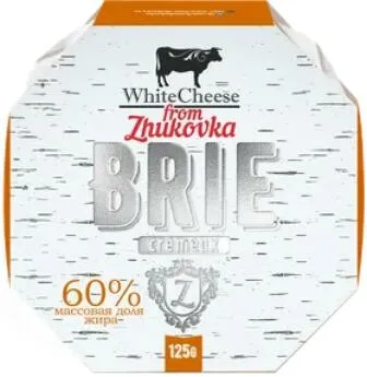 Сыр 60% Brie WhiteCheese from Zhukovka, 125 г