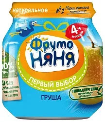 Пюре ФРУТОНЯНЯ груша ст/б 100г