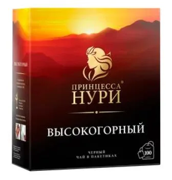 Чай черный Принцесса Нури высокогорный с/я, 100 пакетиков