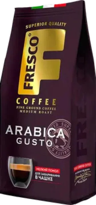 Кофе Fresco Arabica Gusto для чашки молотый, 100 г