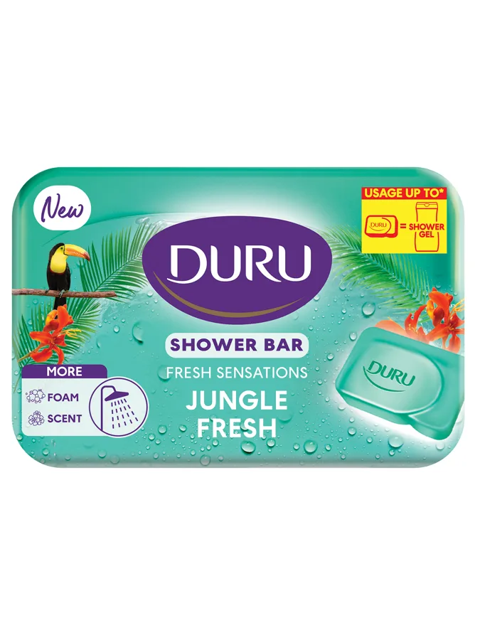 Мыло туалетное кусковое Duru Fresh Sensations Тропический дождь, 150г