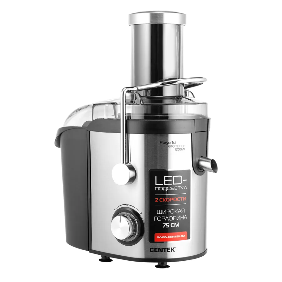 Соковыжималка Centek CT-1215, стакан 1.1л