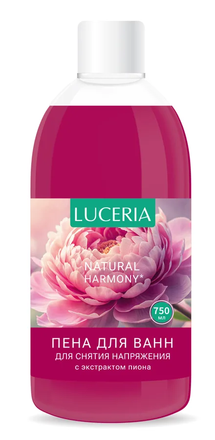 Пена для ванн Luceria, с экстрактом пиона, 750мл