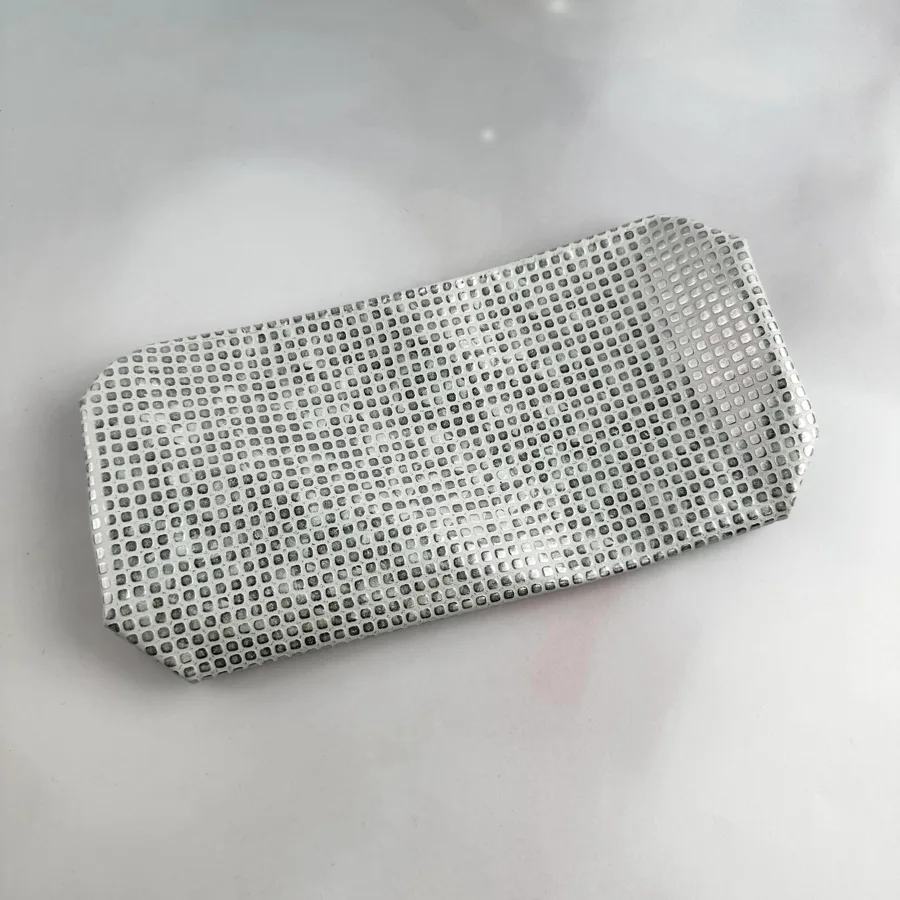 Пенал на молнии Attomex Glamour, прямоугольный, искусственная кожа, размер: 20x7x3.5см, цвет: в ассортименте