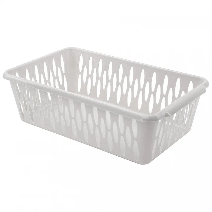 Корзинка Keeplex Light S, пластик, размер: 255х150х72 мм, цвет: белое облако
