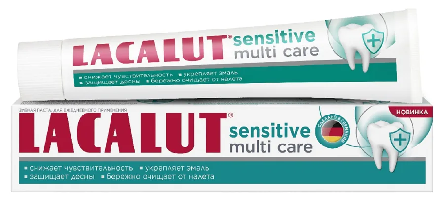 Зубная паста Lacalut sensitive multi care 60гр