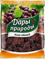 Изюм ДАРЫ ПРИРОДЫ темный 150г