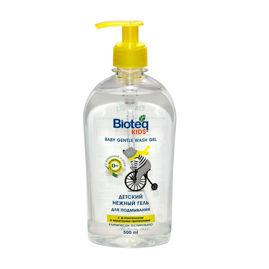 Гель для подмывания малыша Bioteq Kids, 0+, 500 мл