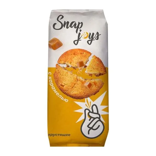 Печенье Кукис карамель Snapjoys 180г