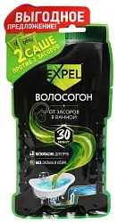 Средство для устранения засоров ЭКСПЕЛ от волос саше 2*50г