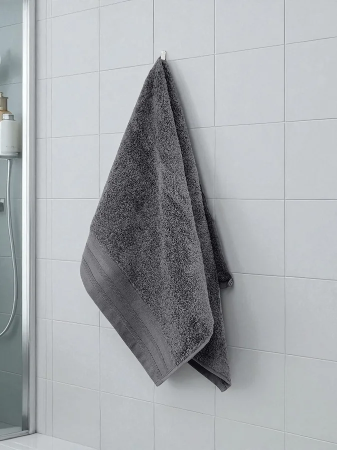 Полотенце махровое F&H Бринг, 40х60 см, серый, 1 шт