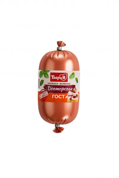 Колбаса Таврия Докторская ГОСТ вареная 320г и/о/5