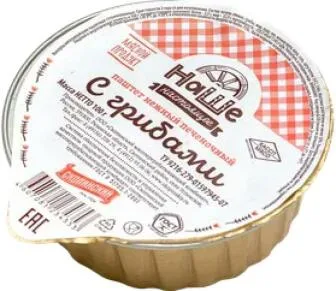 Паштет Наше настоящее нежный печеночный с грибами, 100 г