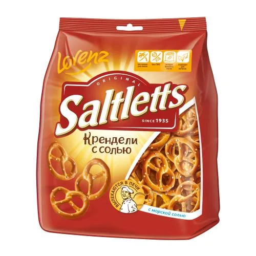 Крендели с солью классические Saltletts 150г