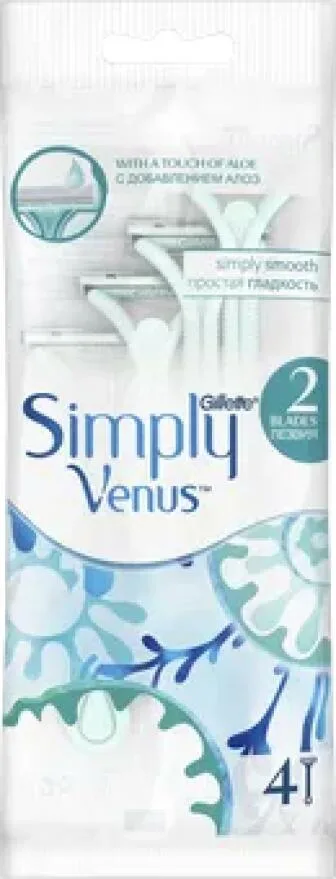 Одноразовый станок для бритья Gillette Simply Venus/SatinCare, 2 шт