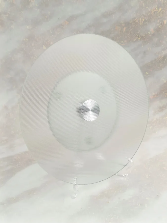 Блюдо для торта Fresco, вращающееся, 25x8x3.4 см, прозрачный